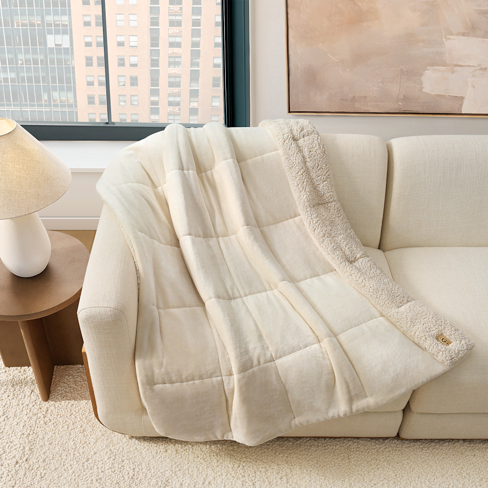 Plush Polyester Throw Blanket - Birch