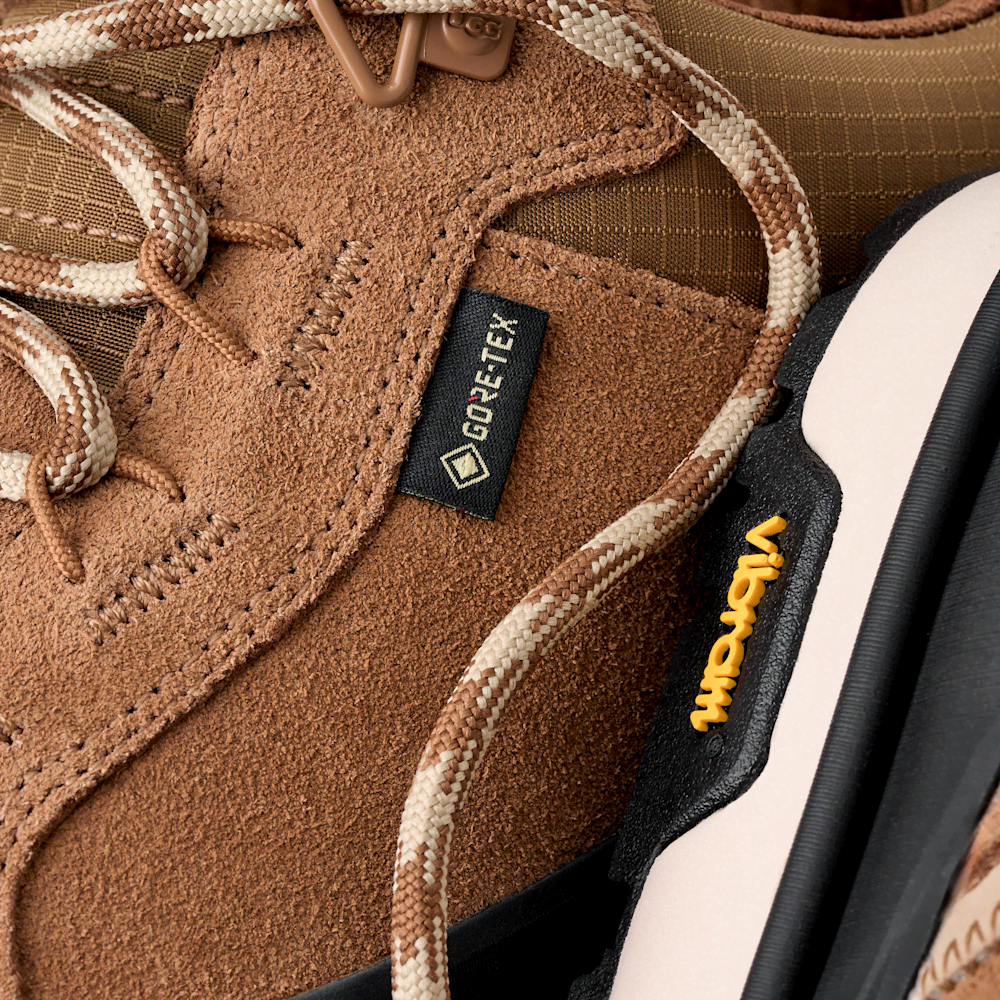 Men's Waterproof Suede Hiking Sneakers - Chestnut