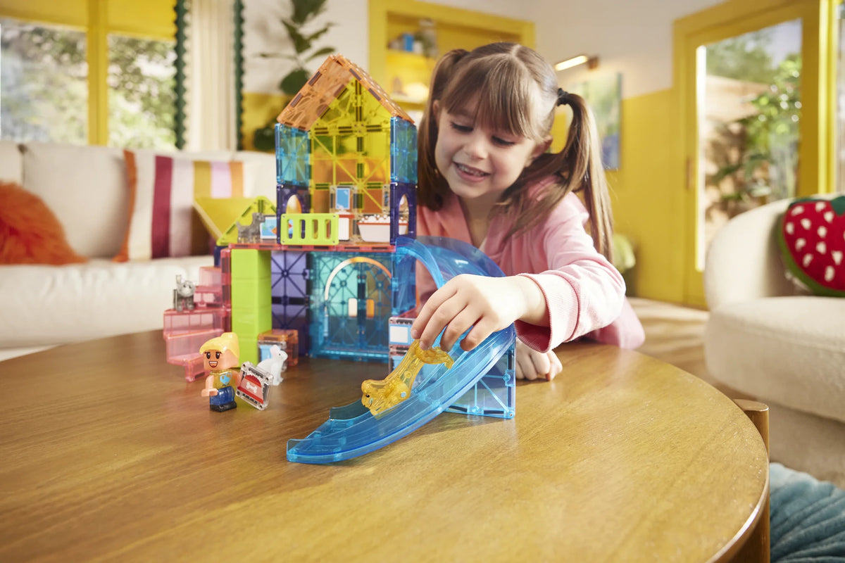 50-Piece Pet House Magnetic Building Set