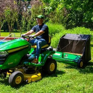 Agri-Fab Tow-Behind Lawn Sweeper 42-Inch 24-Cubic-Foot Capacity