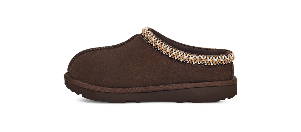 Kids' Suede Slip-On Slipper - Chestnut