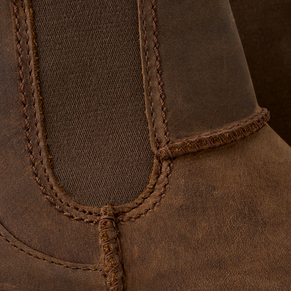 Kids' Waterproof Leather Chelsea Boots - Walnut
