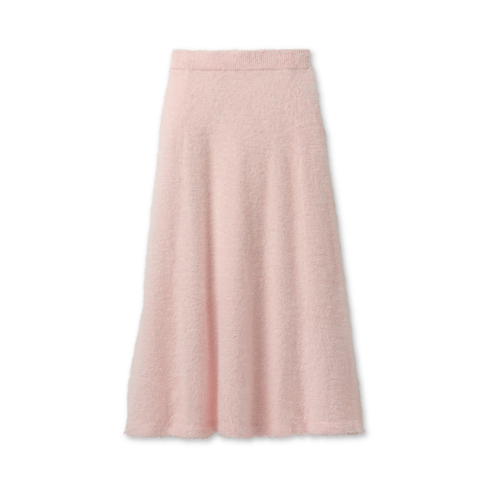 Women's Plush Knit Maxi Skirt - Pale Orchid