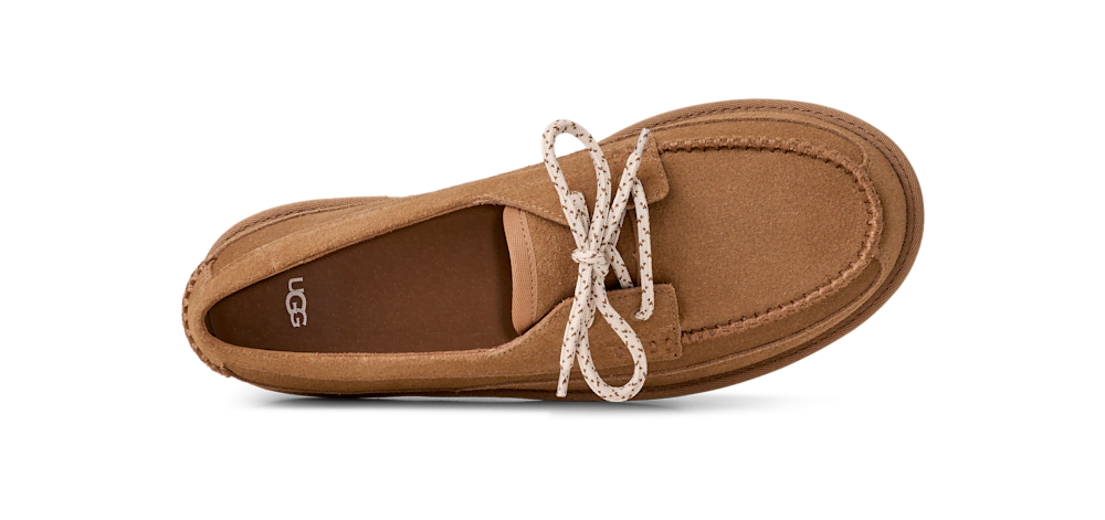 Men's Suede Boat Shoe - Sand