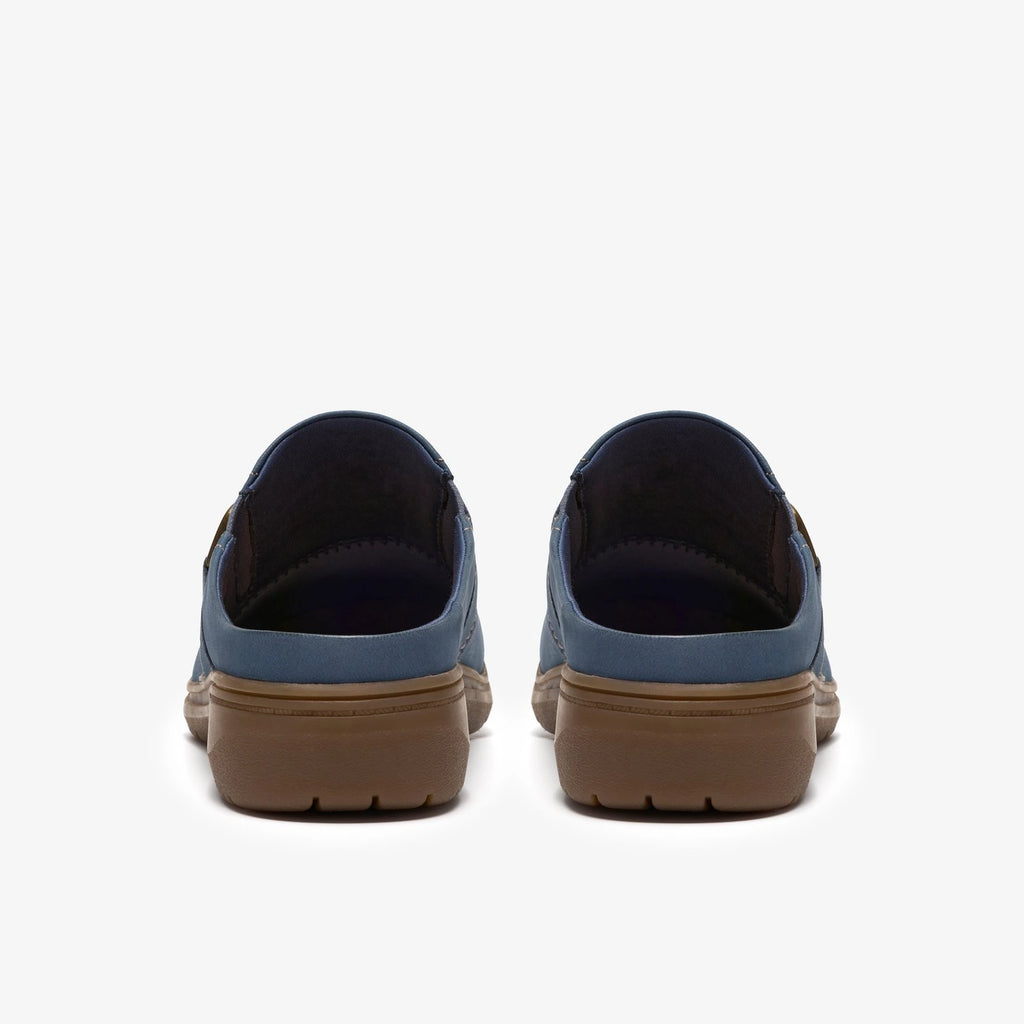 Nubuck Slip-On Casual Shoe - Denim Blue