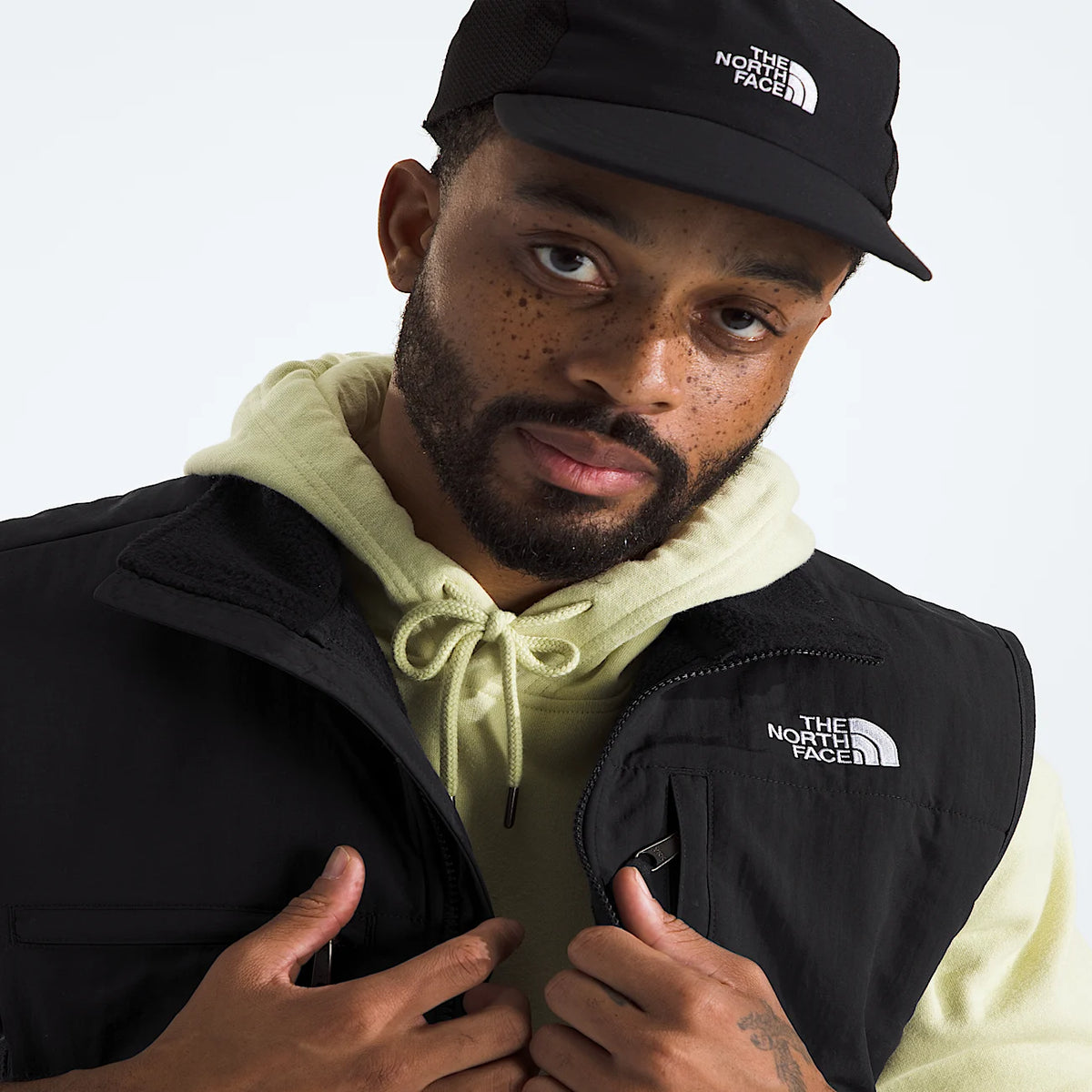 Men's Full-Zip Fleece Vest - Black