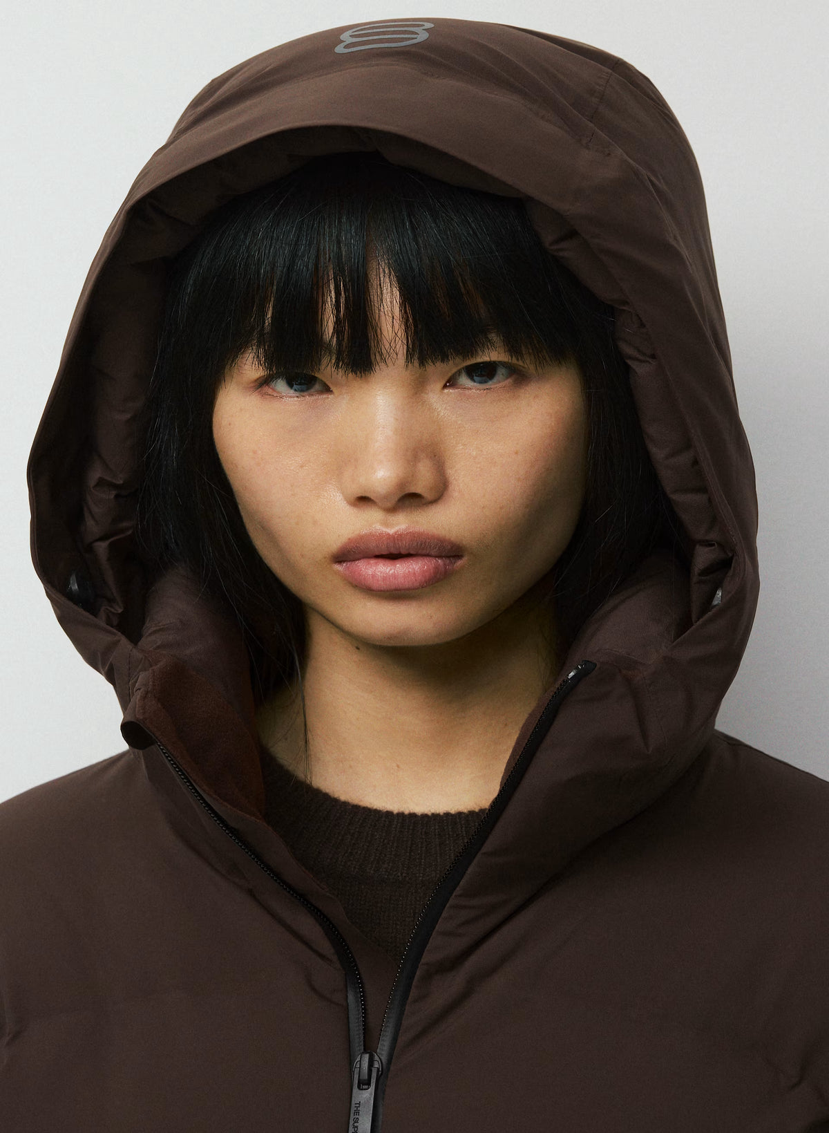Waterproof Long Down Puffer Coat - Gray