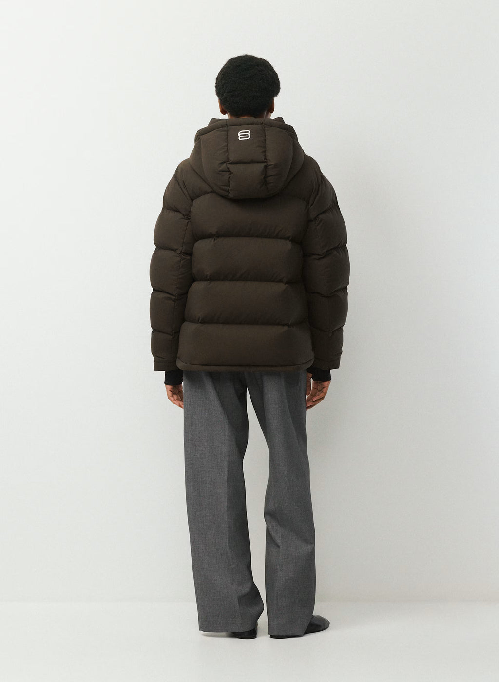 Long Down Puffer Jacket - Blue