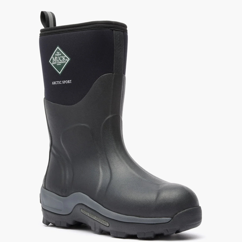 Men's Insulated Waterproof Mid Winter Boot - Black
