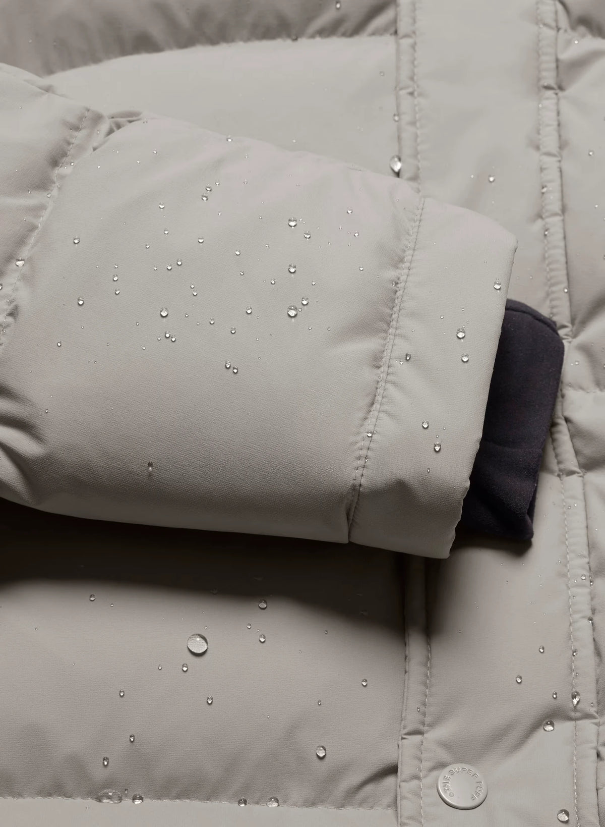 Short Down Puffer Jacket - Blue