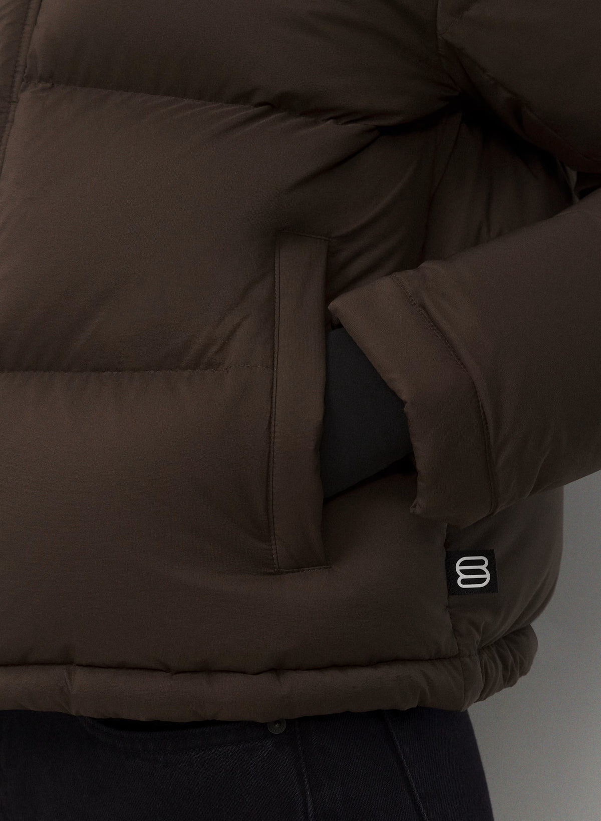 Short Down Puffer Jacket - Blue