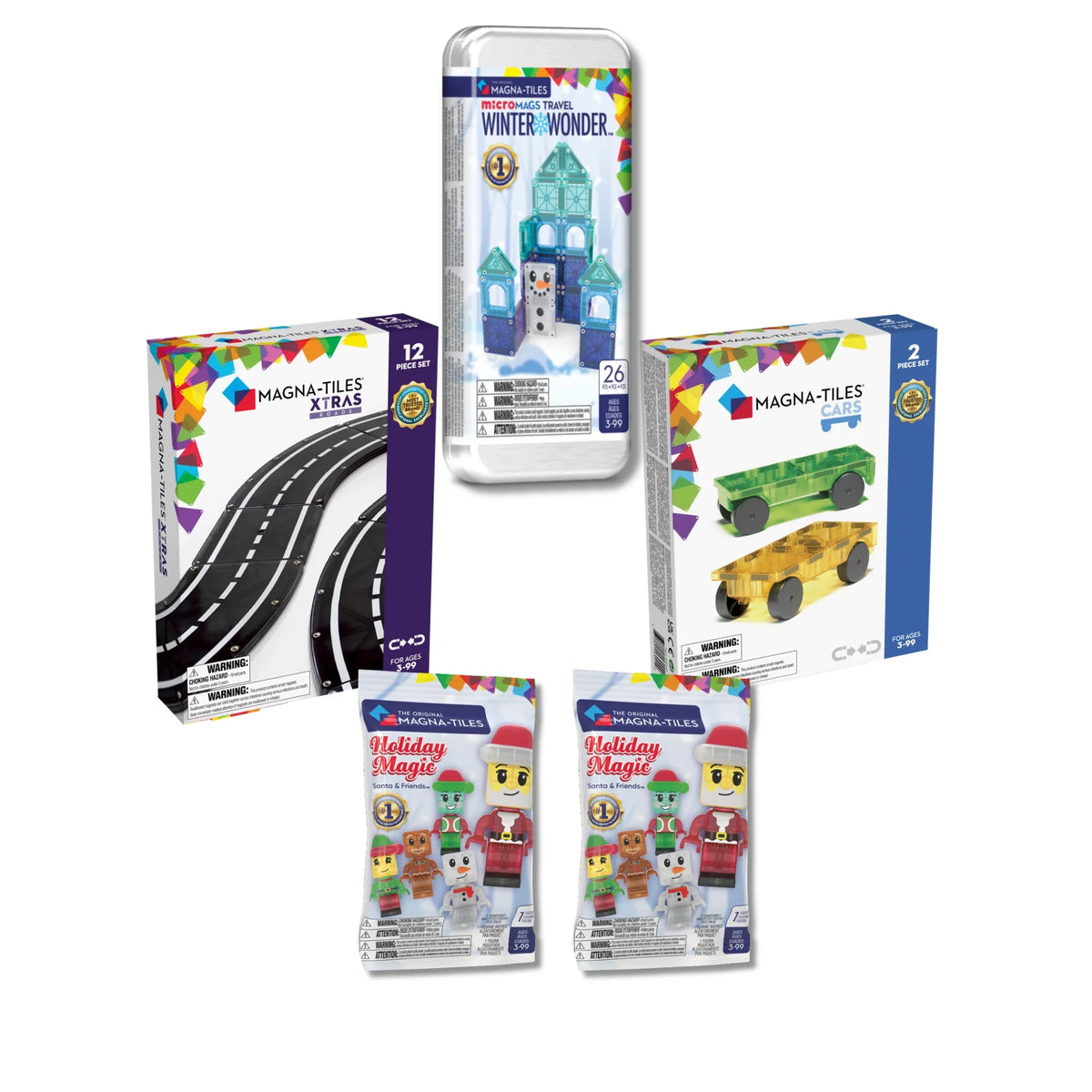 Winter Road Building Toy Bundle