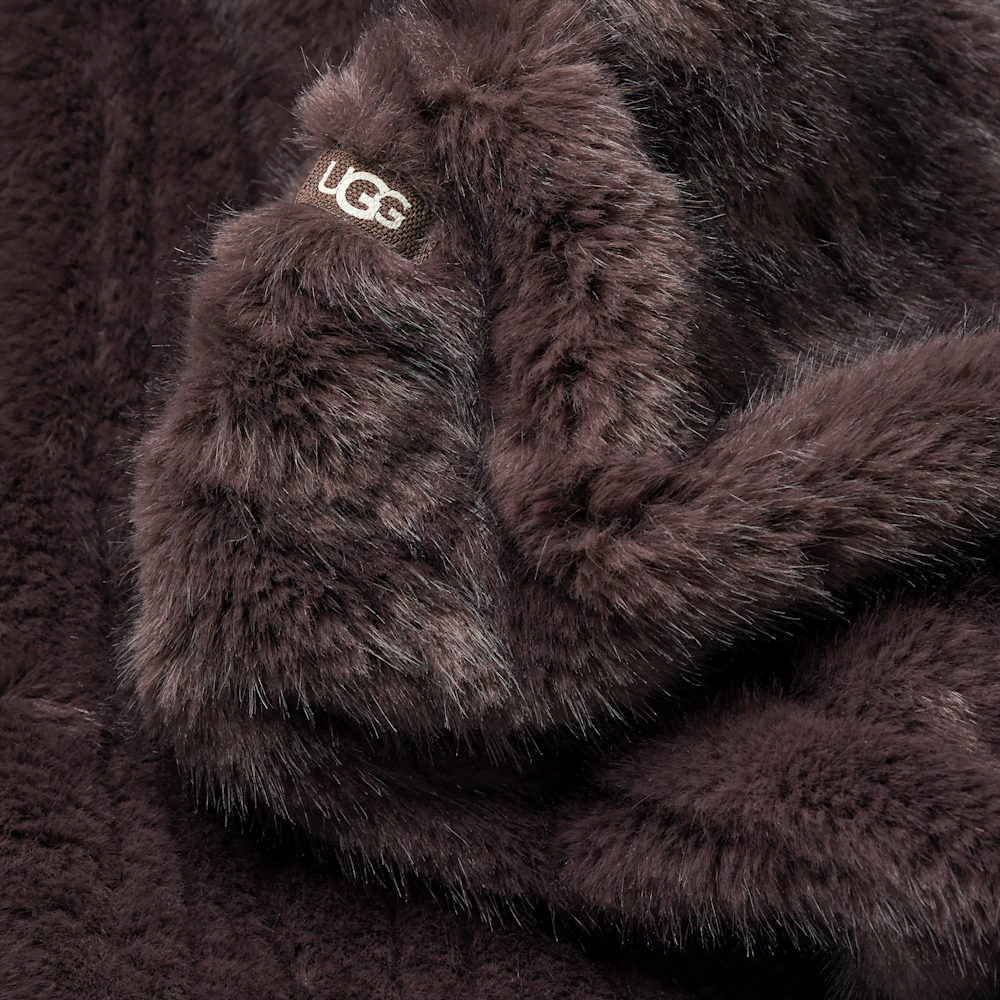 Women's Tipped Faux Fur Leg Warmers - Burnt Cedar