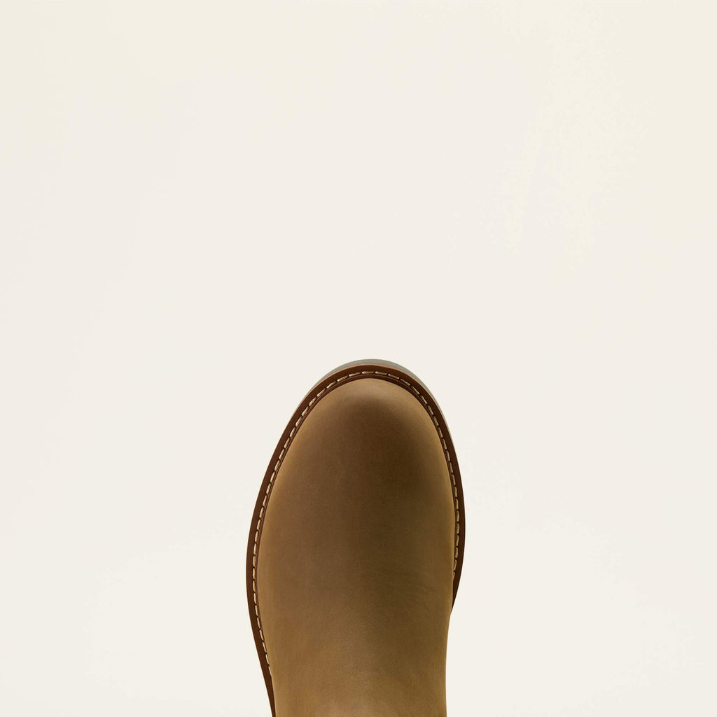 Waterproof Leather Chelsea Boot - Brown