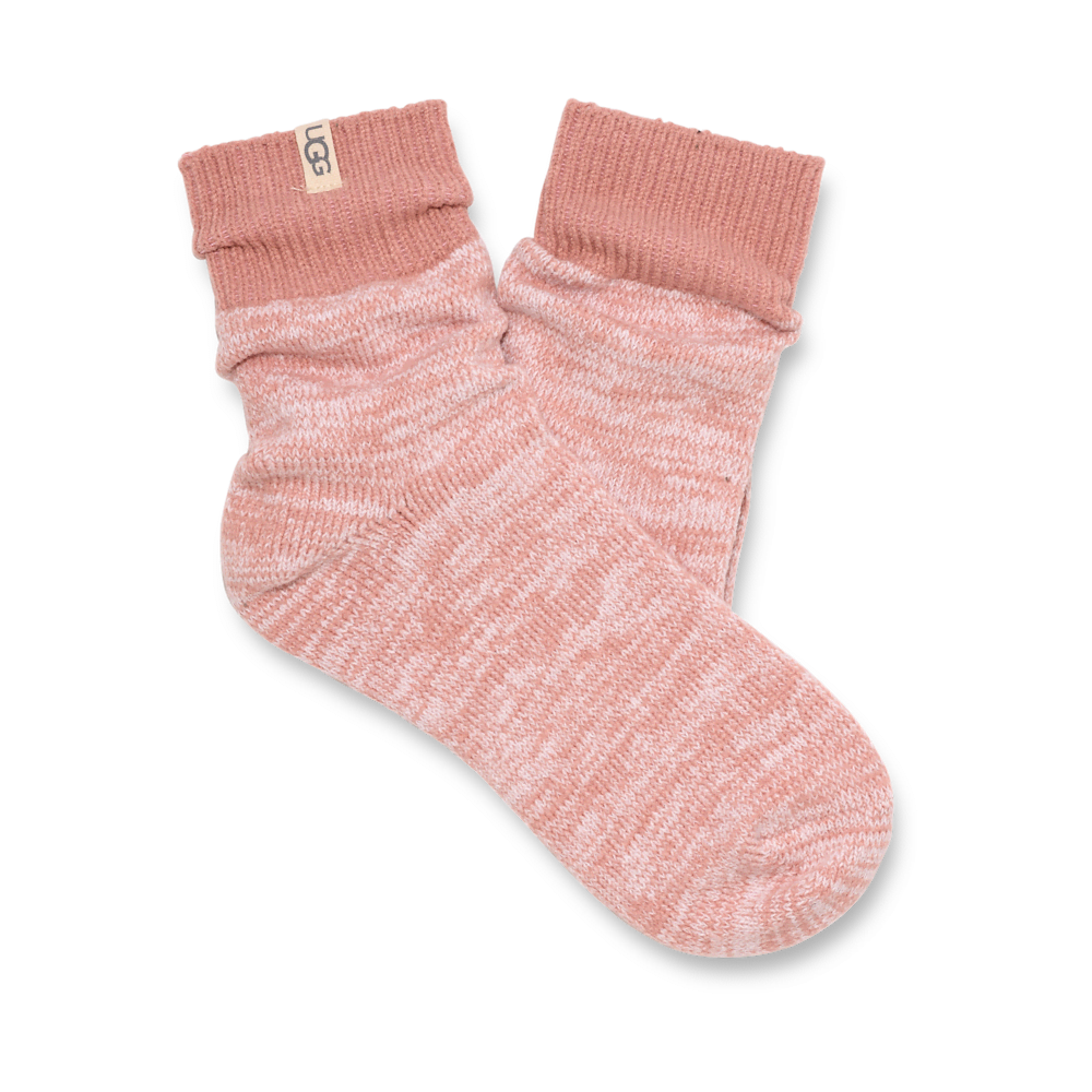 Women's Rib Knit Quarter Socks - Black