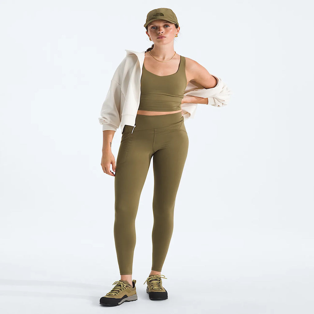 Women's Longline Sports Bra - Cedar