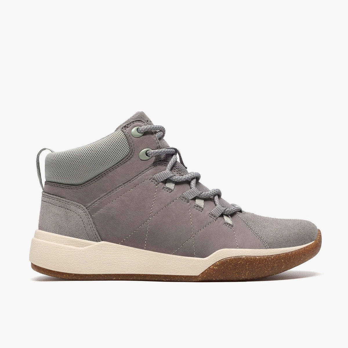 Water-Resistant Nubuck Ankle Boot - Grey