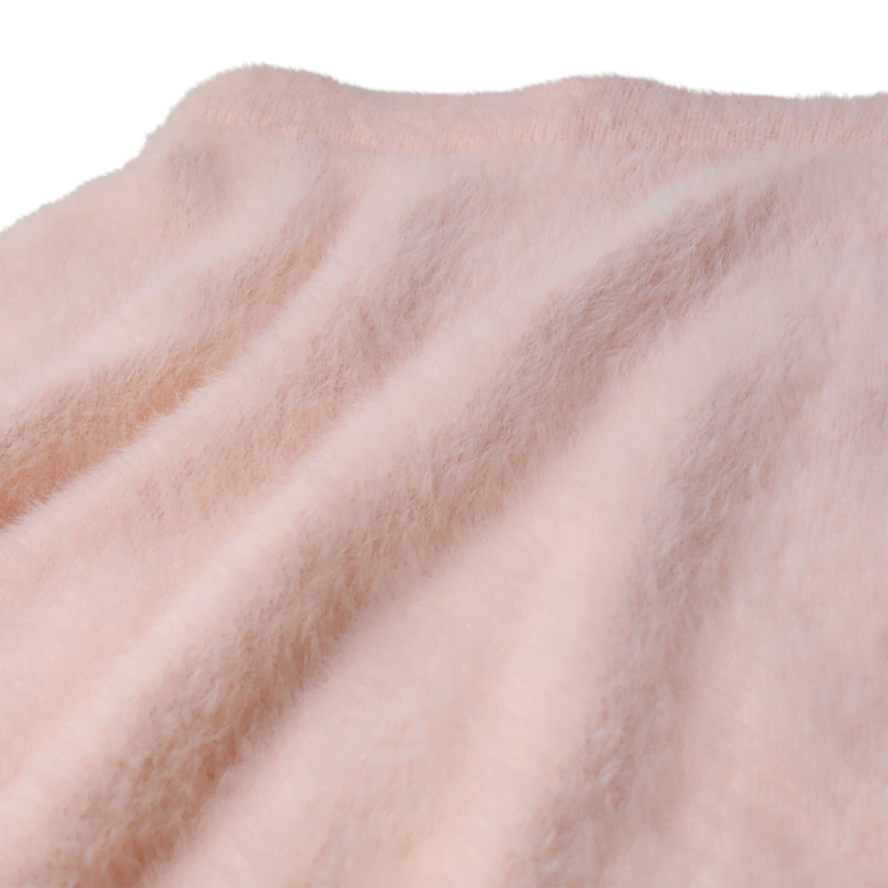 Women's Plush Knit Maxi Skirt - Pale Orchid