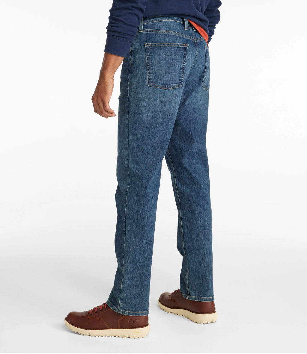 Men's Stretch Straight-Leg Jeans - Tan