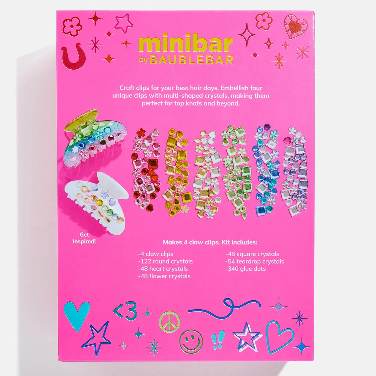 Kids Decorate-Your-Own Hair Clip Craft Kit