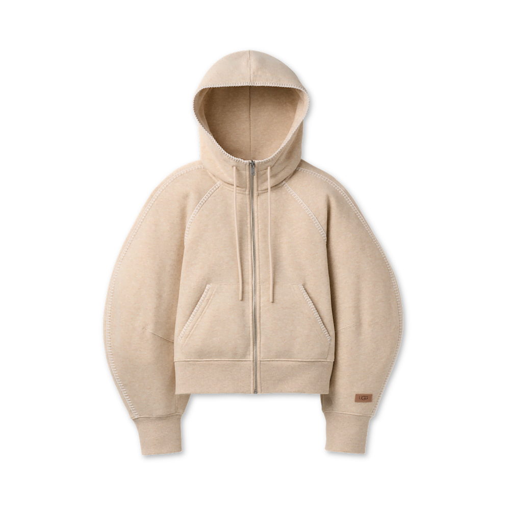 Women's Full-Zip Hoodie - Sand Heather