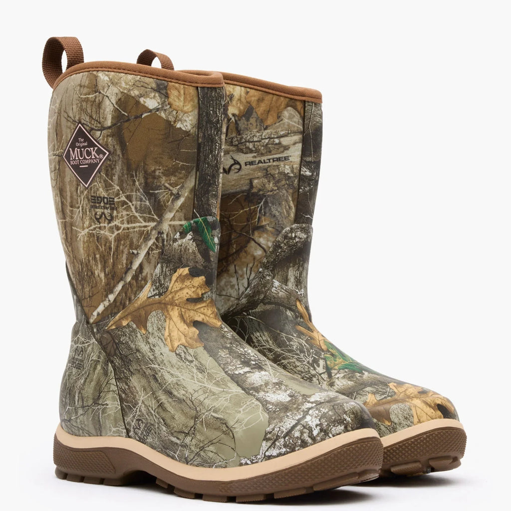 Kids' Waterproof Fleece-Lined Boots - Camo