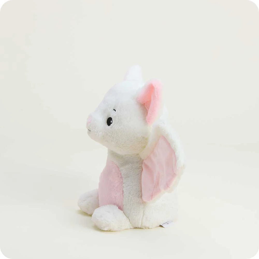White Bat Microwavable Plush