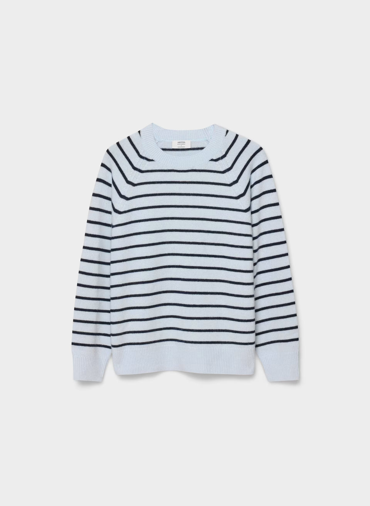 Wool Cashmere Raglan Sweater - Olive