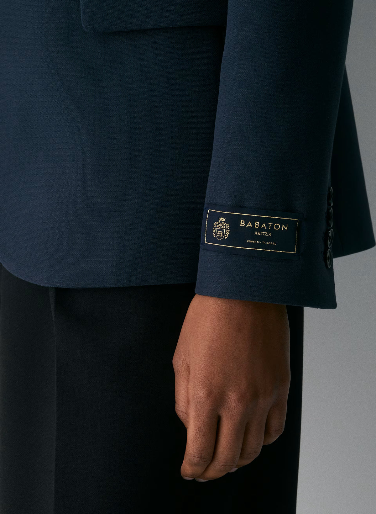 Single-Breasted Stretch Blazer - Check
