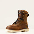 Waterproof Composite Toe Moc Toe Work Boot - Brown