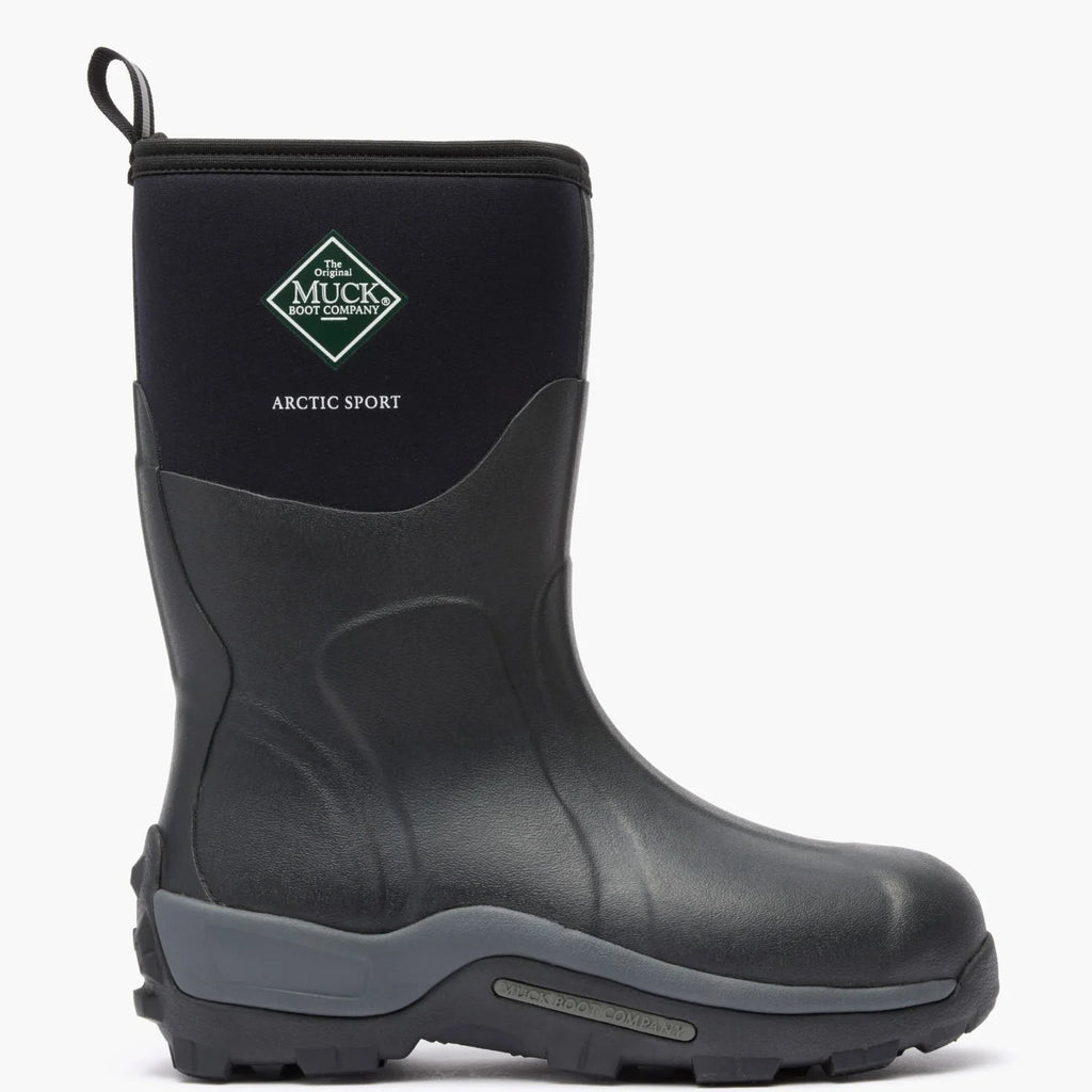 Men's Insulated Waterproof Mid Winter Boot - Black