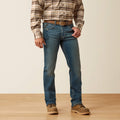 Men's Straight Stretch Work Jeans - Black
