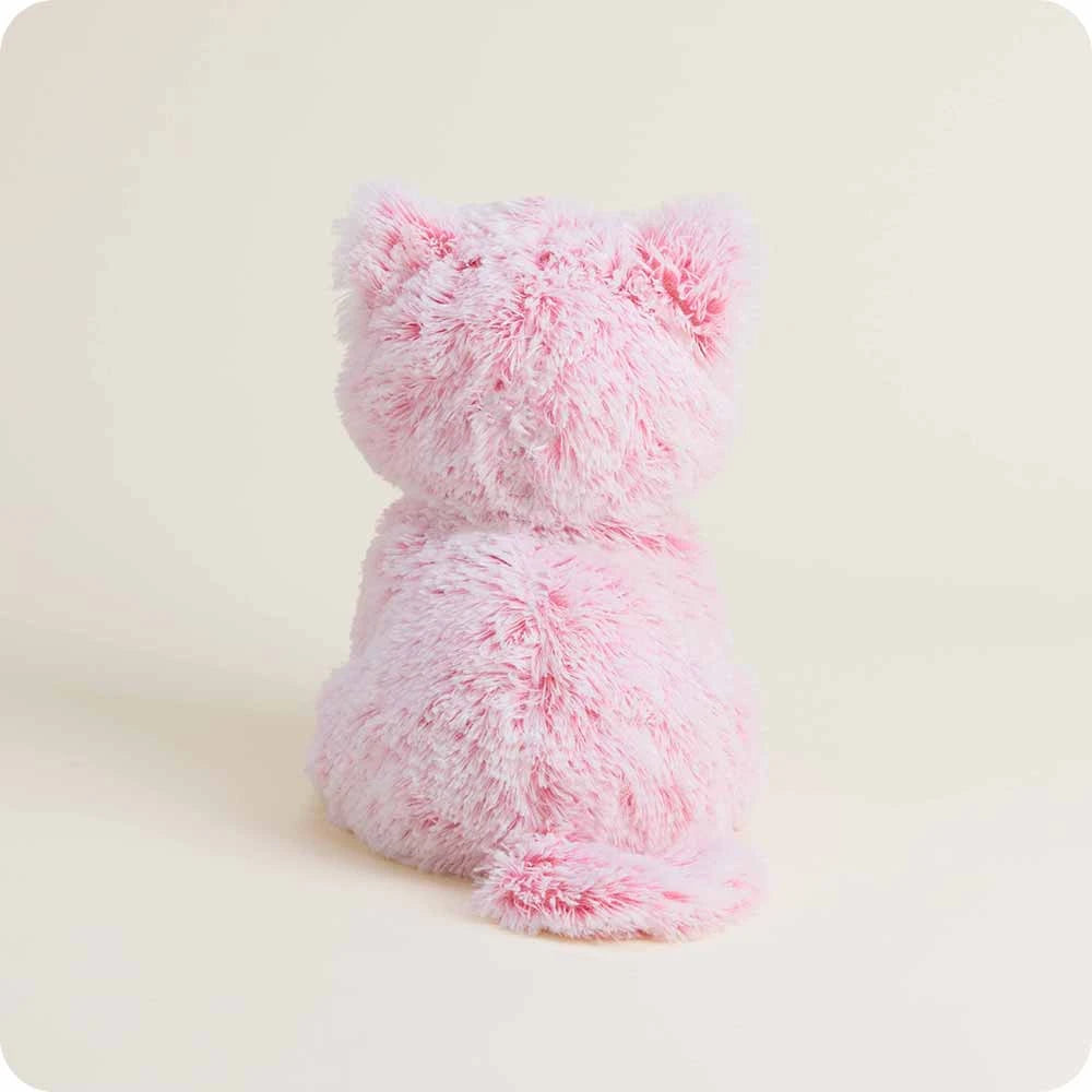 Microwavable Weighted Kitten Plush - Pink