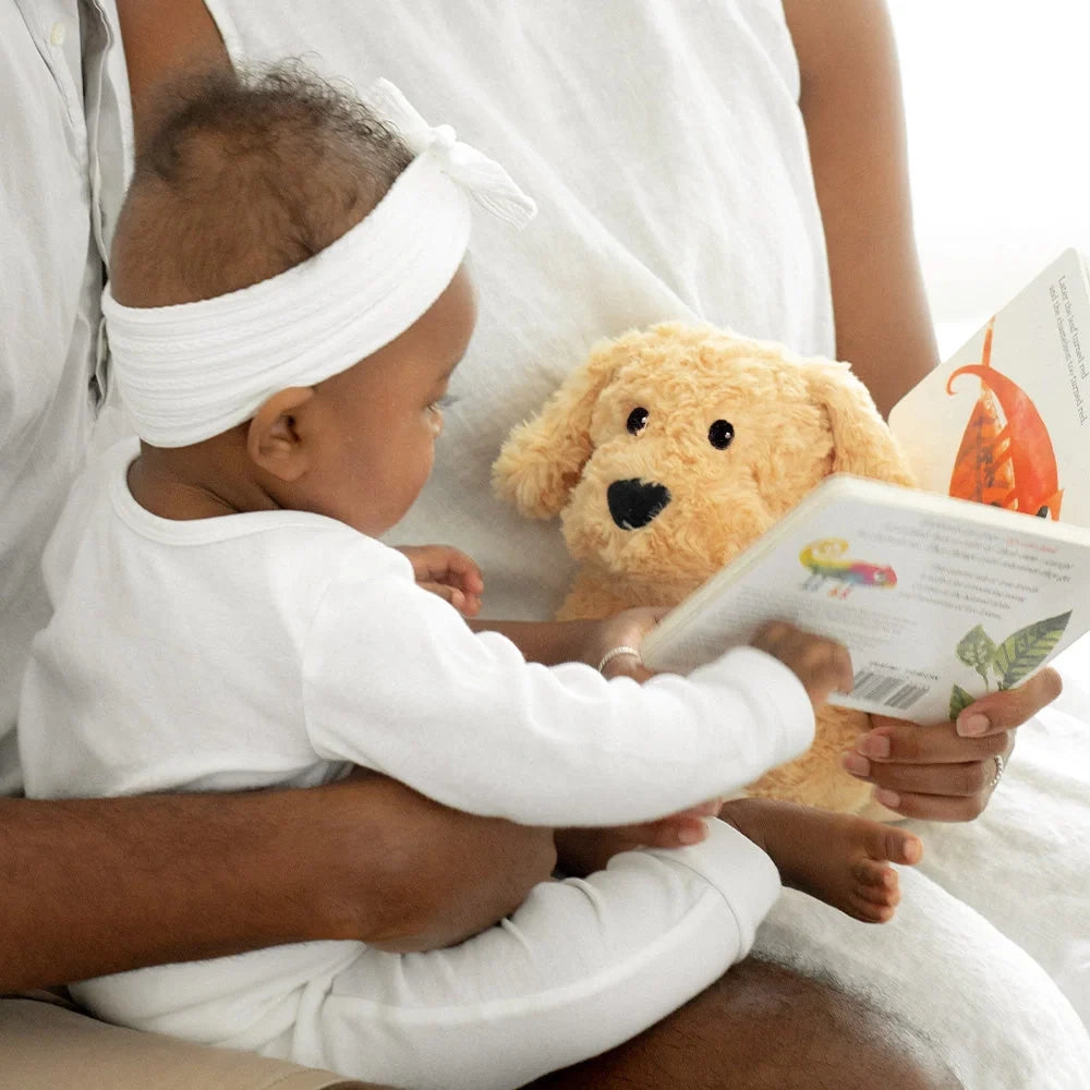 Microwavable Weighted Golden Dog Plush