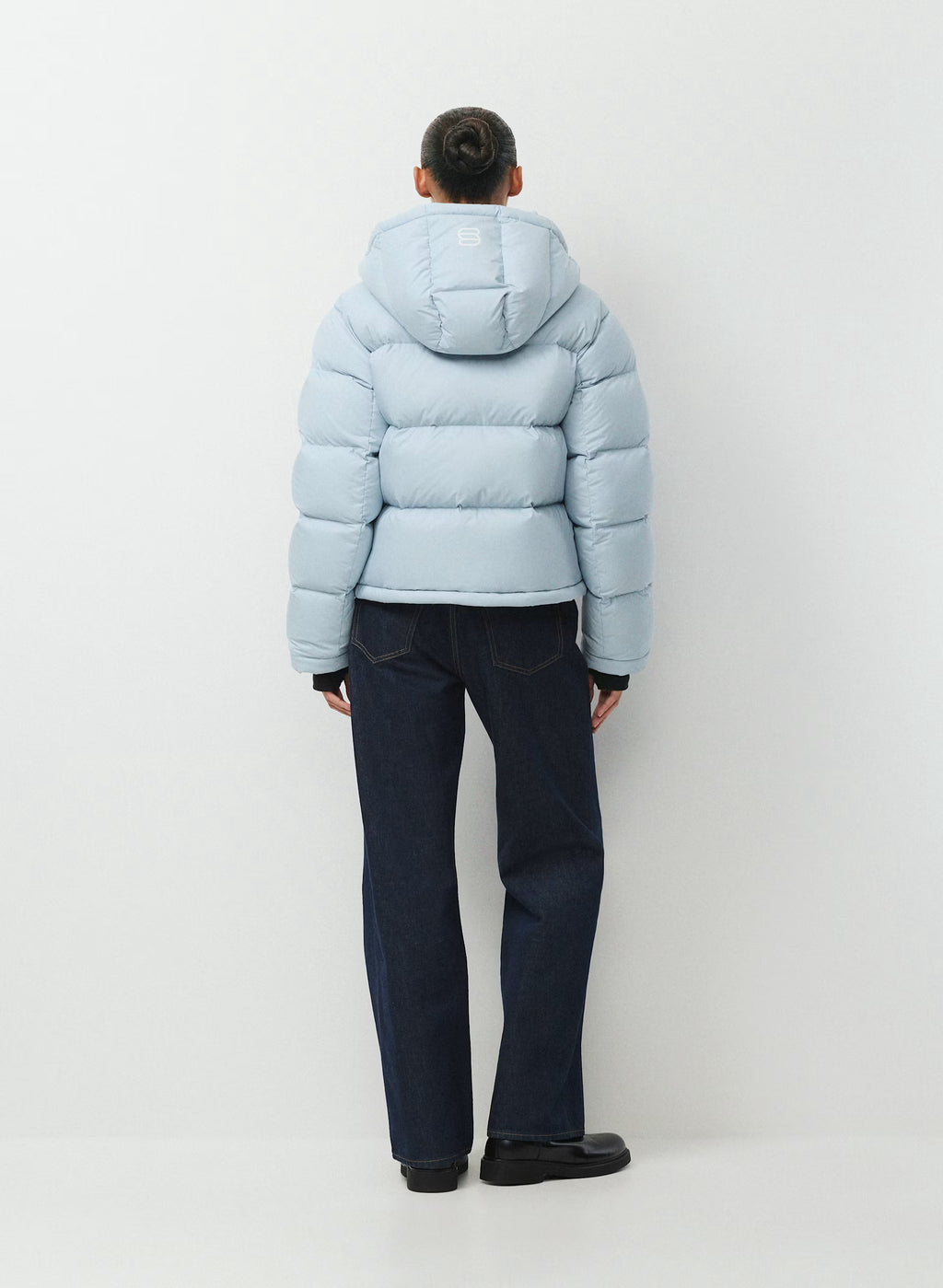Short Down Puffer Jacket - Blue