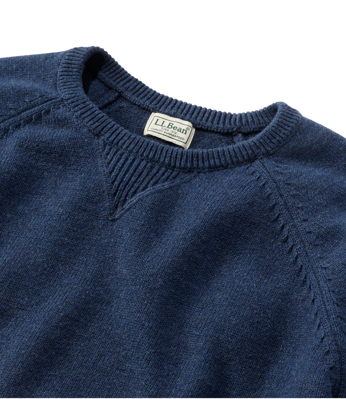 Men's Cotton Cashmere Crewneck Sweater - Navy