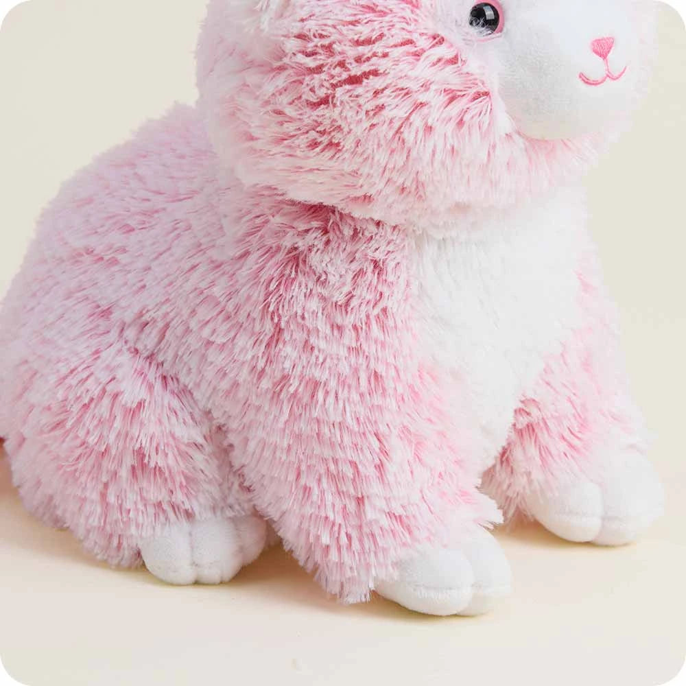 Microwavable Weighted Kitten Plush - Pink