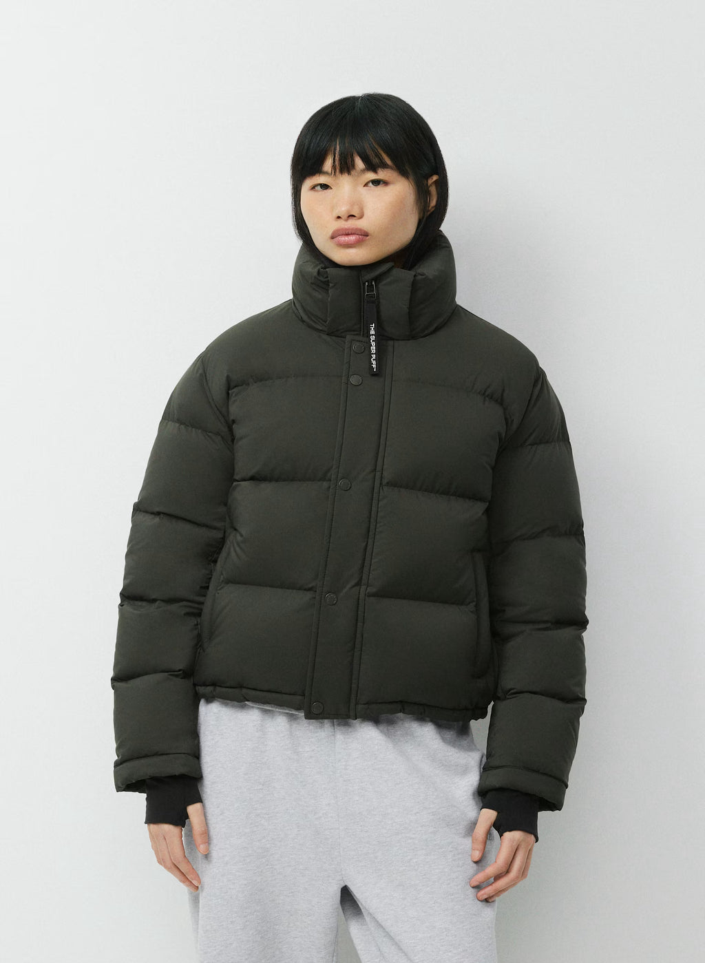 Short Down Puffer Jacket - Blue