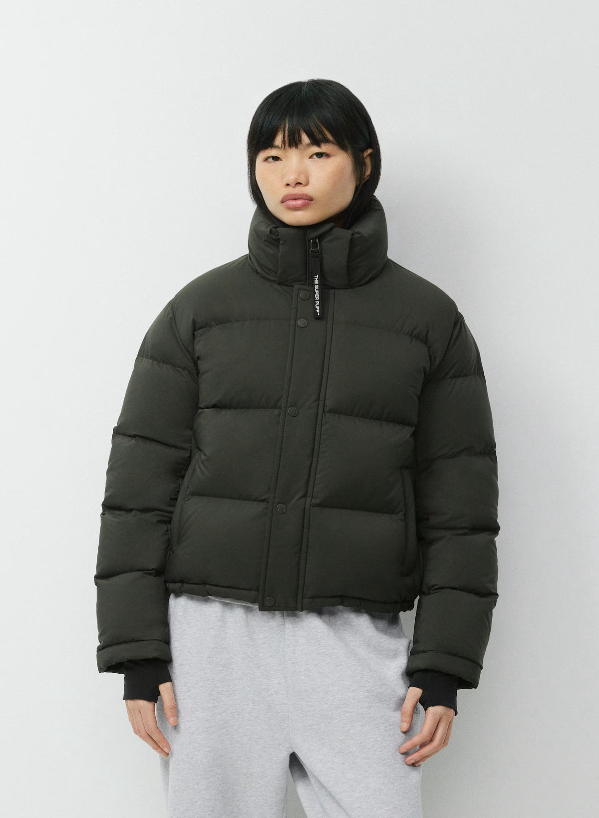 Short Down Puffer Jacket - Blue