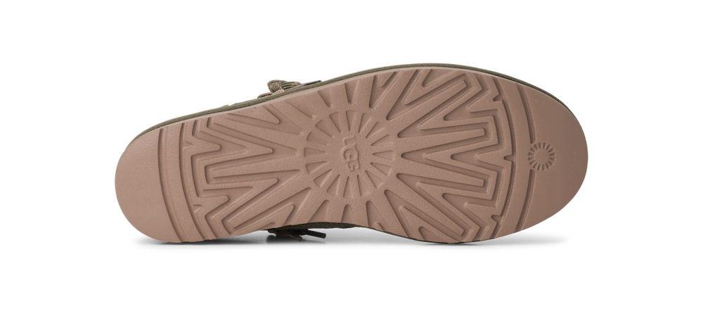 Men's Mixed Material Low Top Sneaker - Chestnut