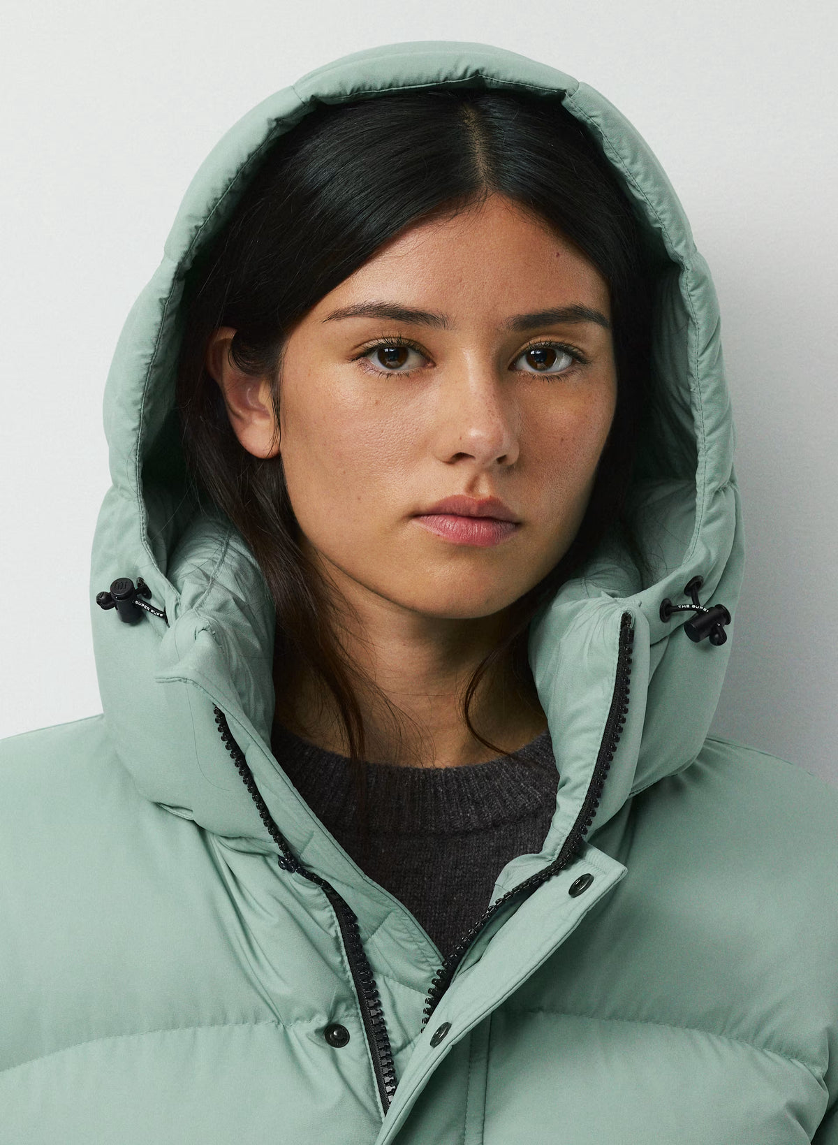 Long Down Puffer Jacket - Blue