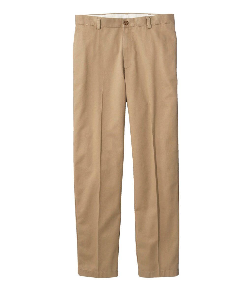 Men's Wrinkle-Resistant Cotton Chino Pants - Khaki