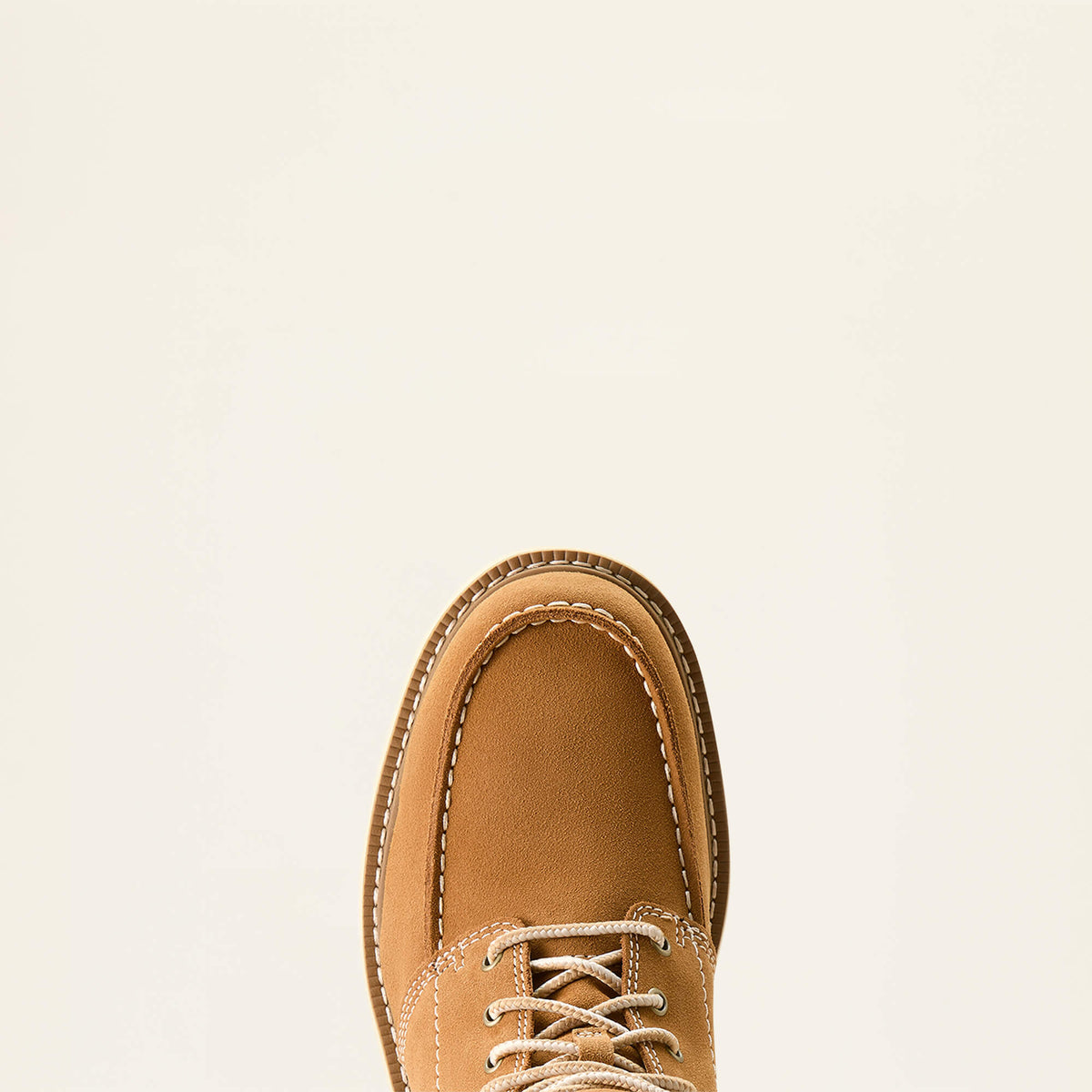 Men's Leather Lace-Up Work Boots - Tan