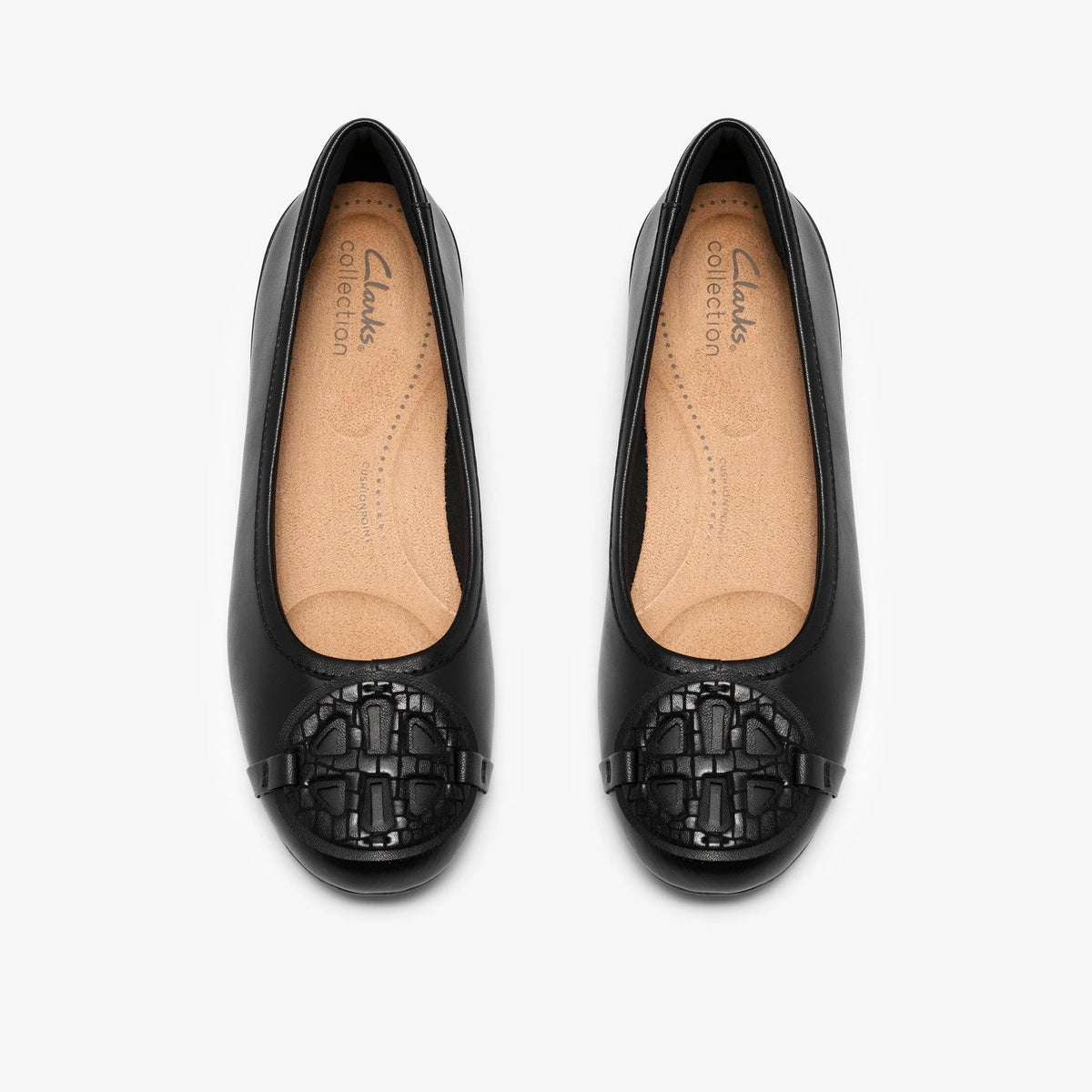 Leather Ballet Flat - Black