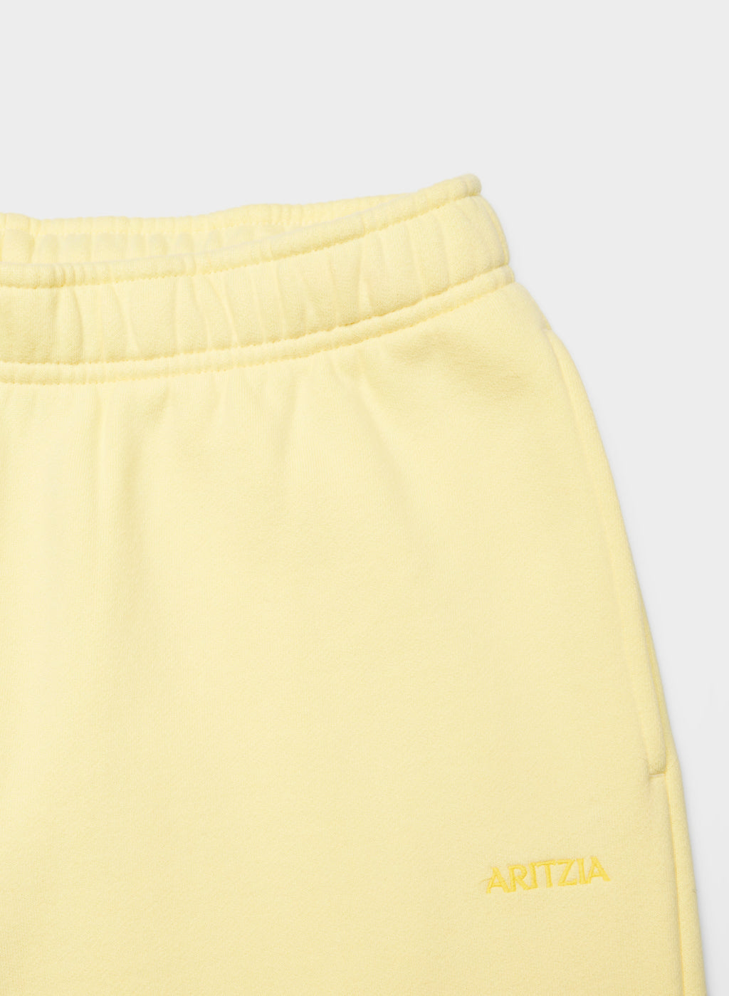 Straight-Leg Fleece Sweatpants - Yellow