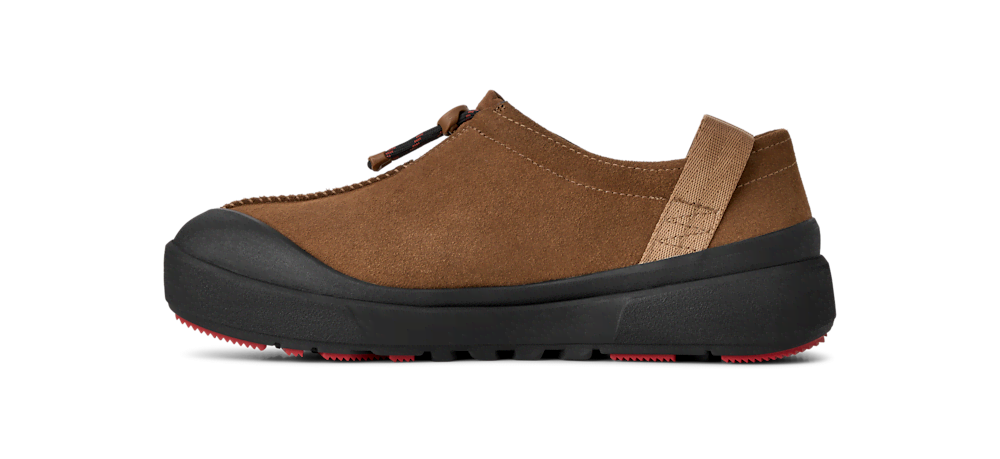 Men's Waterproof Suede Toggle Clog - Black