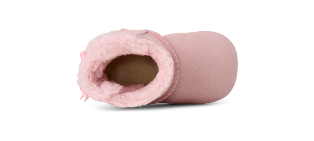 Baby Suede Bow Boot - Ribbon Candy
