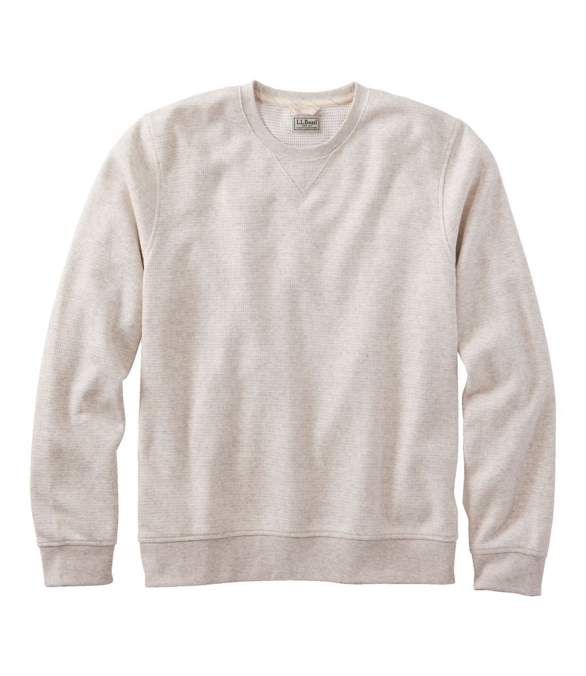 Men's Waffle Knit Crewneck Sweatshirt - Blue