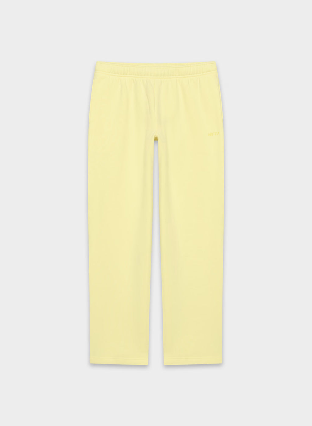 Straight-Leg Fleece Sweatpants - Yellow