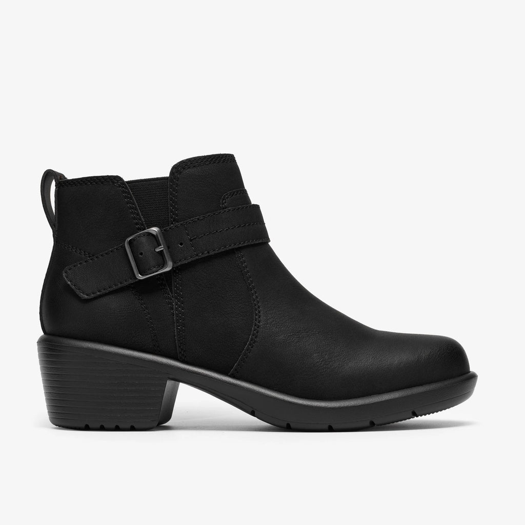 Leather Ankle Boot - Black